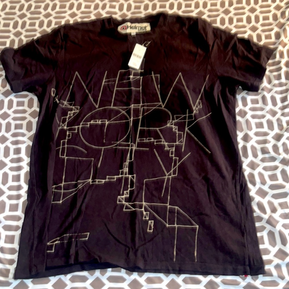 Black tee shirt brand new size XL